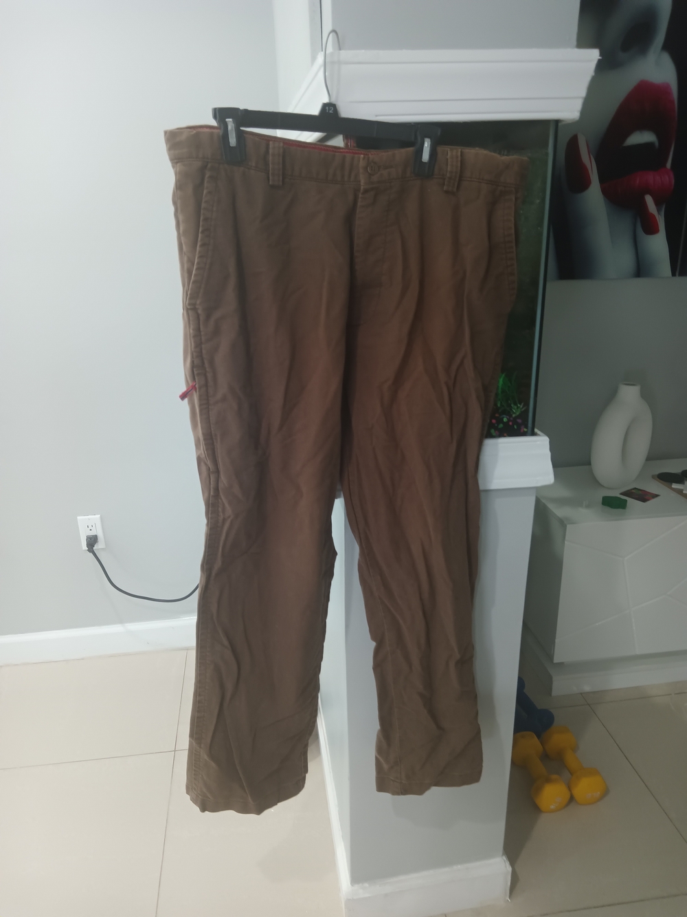 Men's Brown Dockers Casual Work Pants